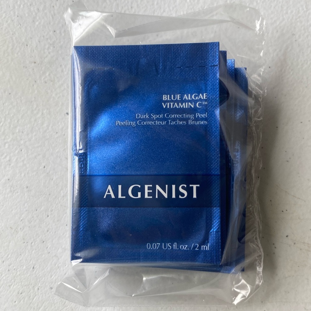 🔥10 SAMPLES ALGENIST BLUE ALGAE VITAMIN C DARK SPOT CORRECTING PEEL -2ml each🔥